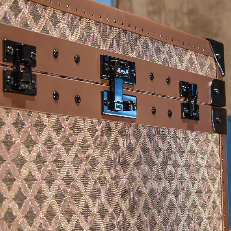 Liquor Cabinet With Leather