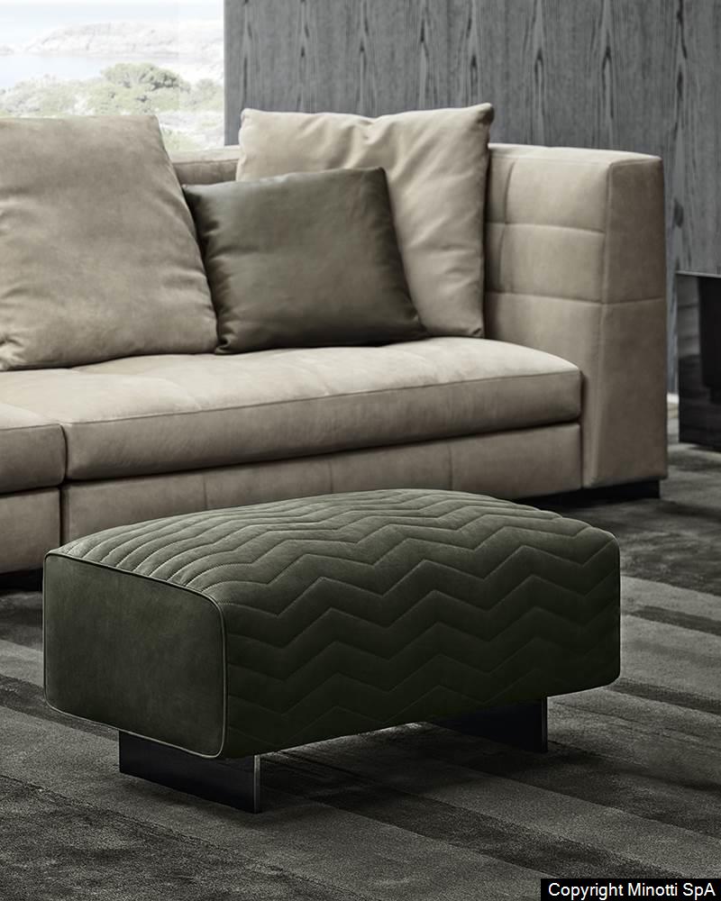 Luxury Quincy Chevron Bench