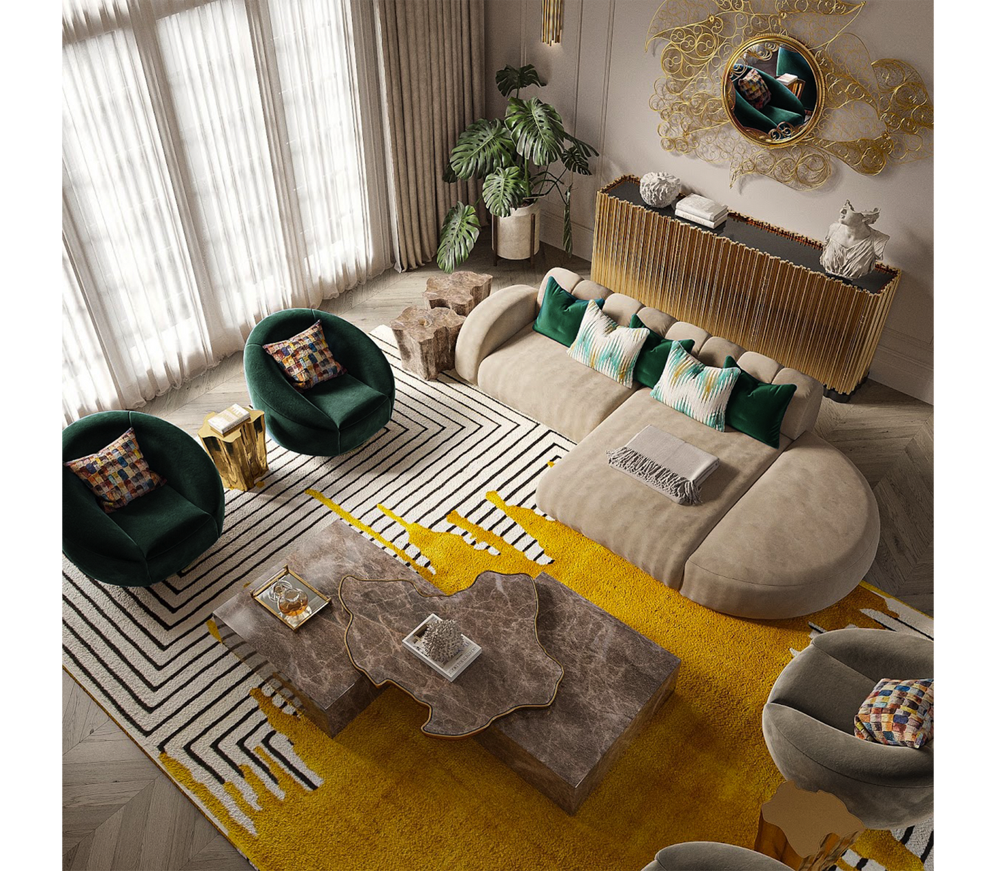 Eden Luxury Coffee Table Set