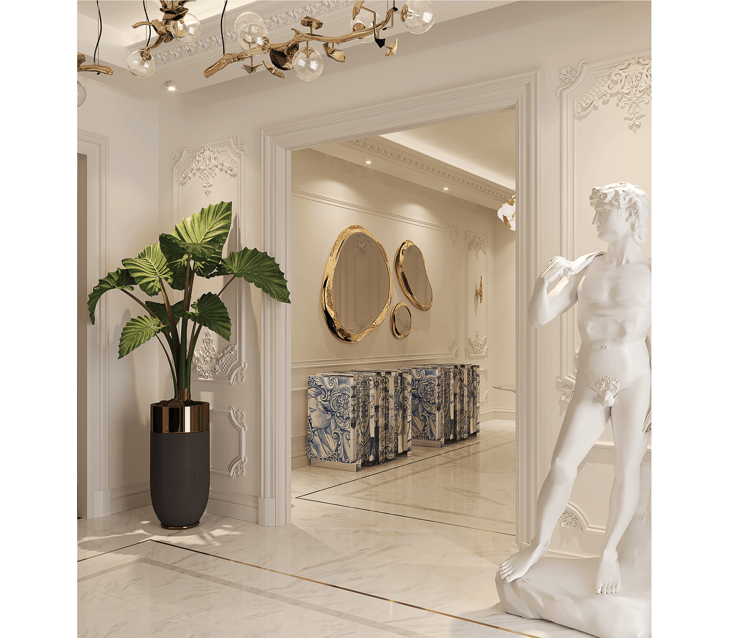 Custom Designer Halo Mirrors