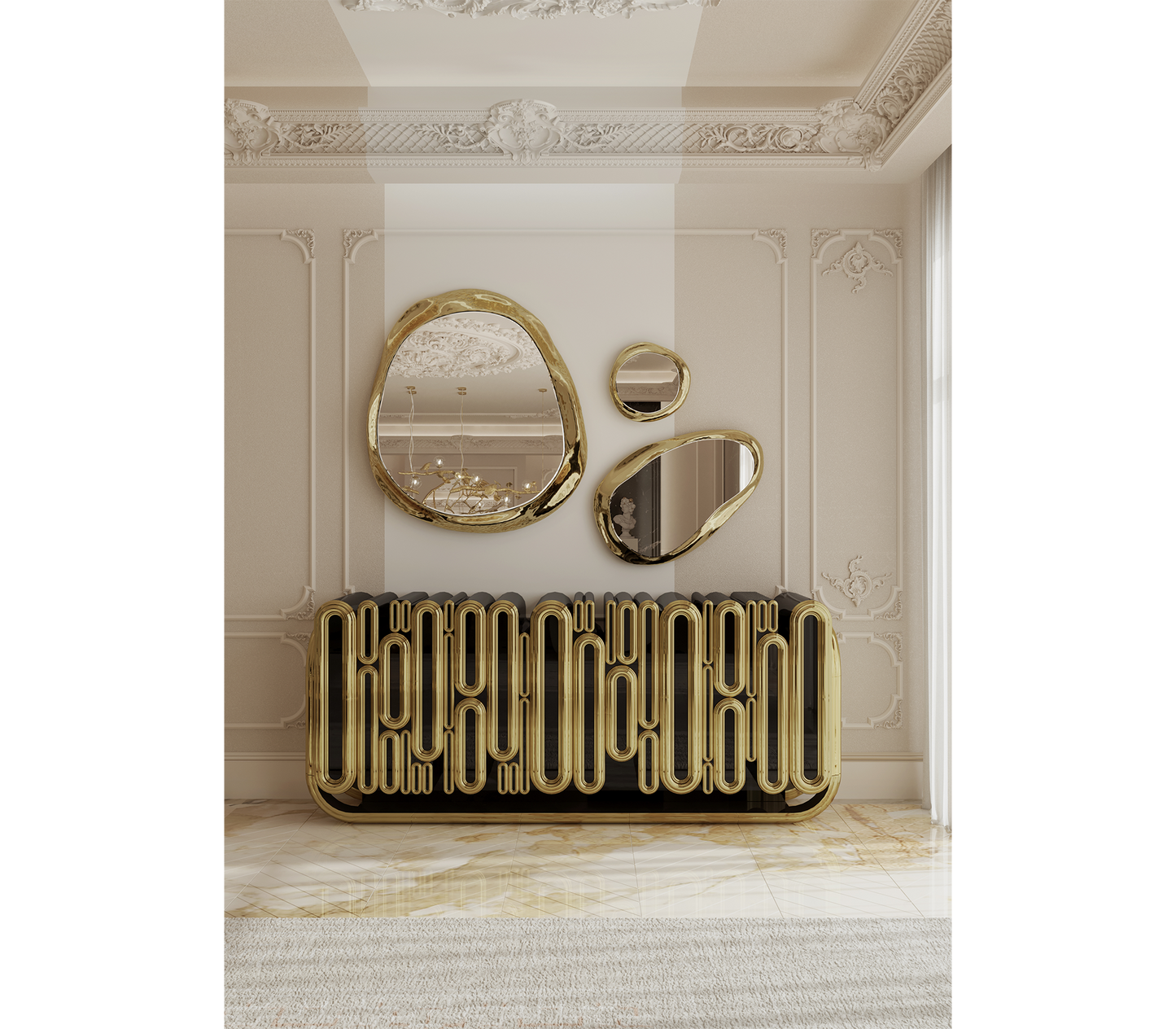 Custom Designer Halo Mirrors