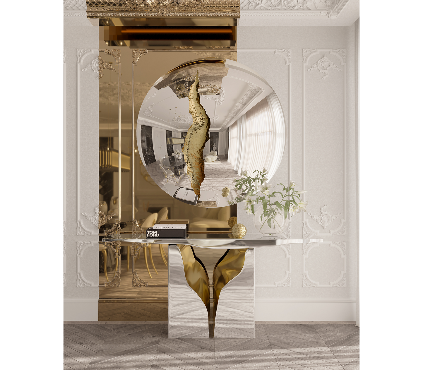 Custom Luxury Lapiaz Console