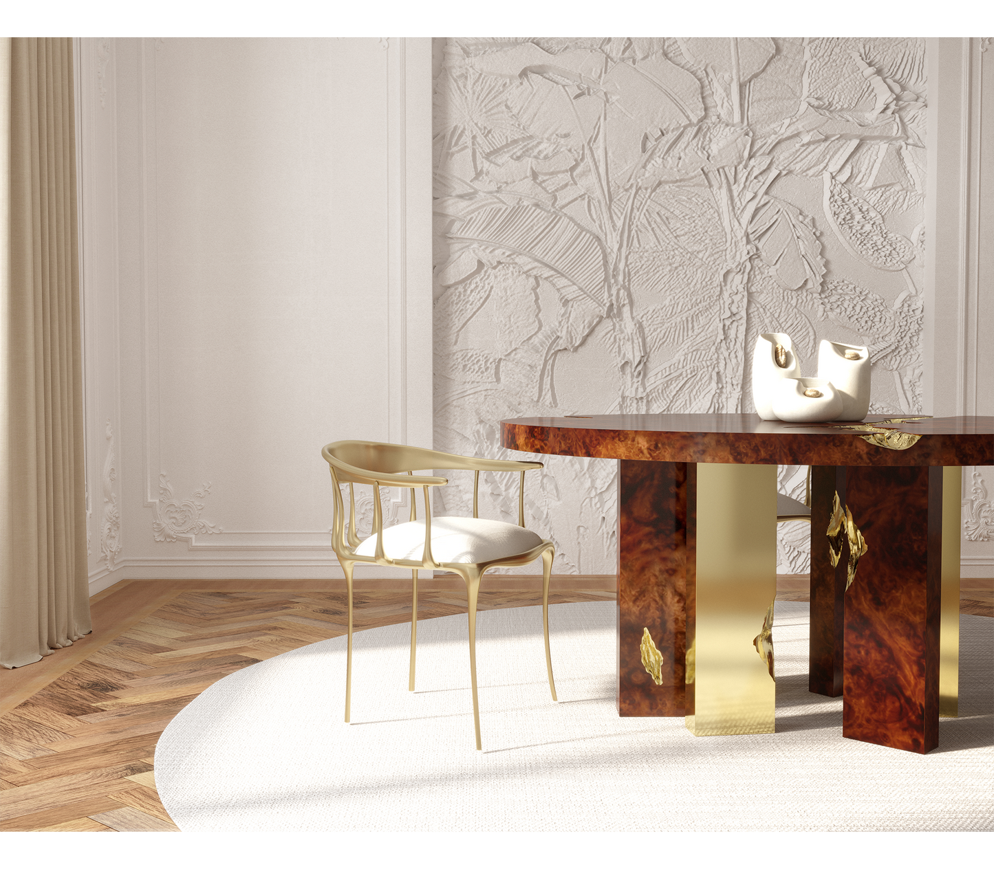 Round Empire Dining Table