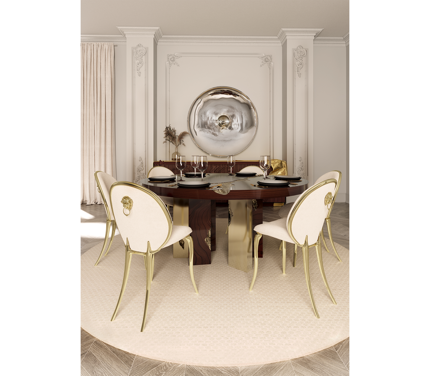 Round Empire Dining Table