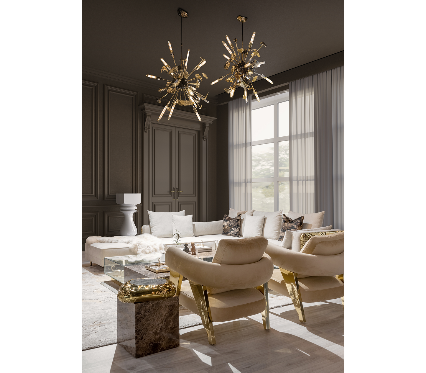 Ethereal Artistic Armchair