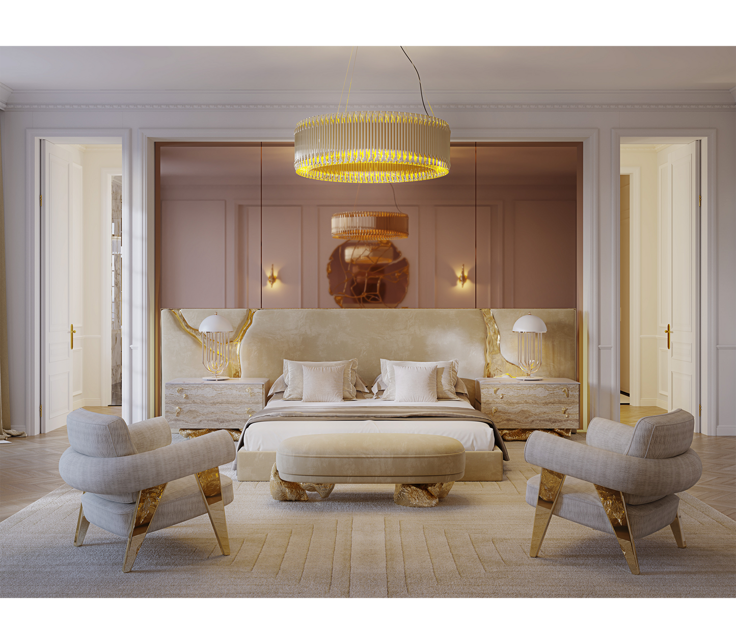 Ethereal Artistic Armchair