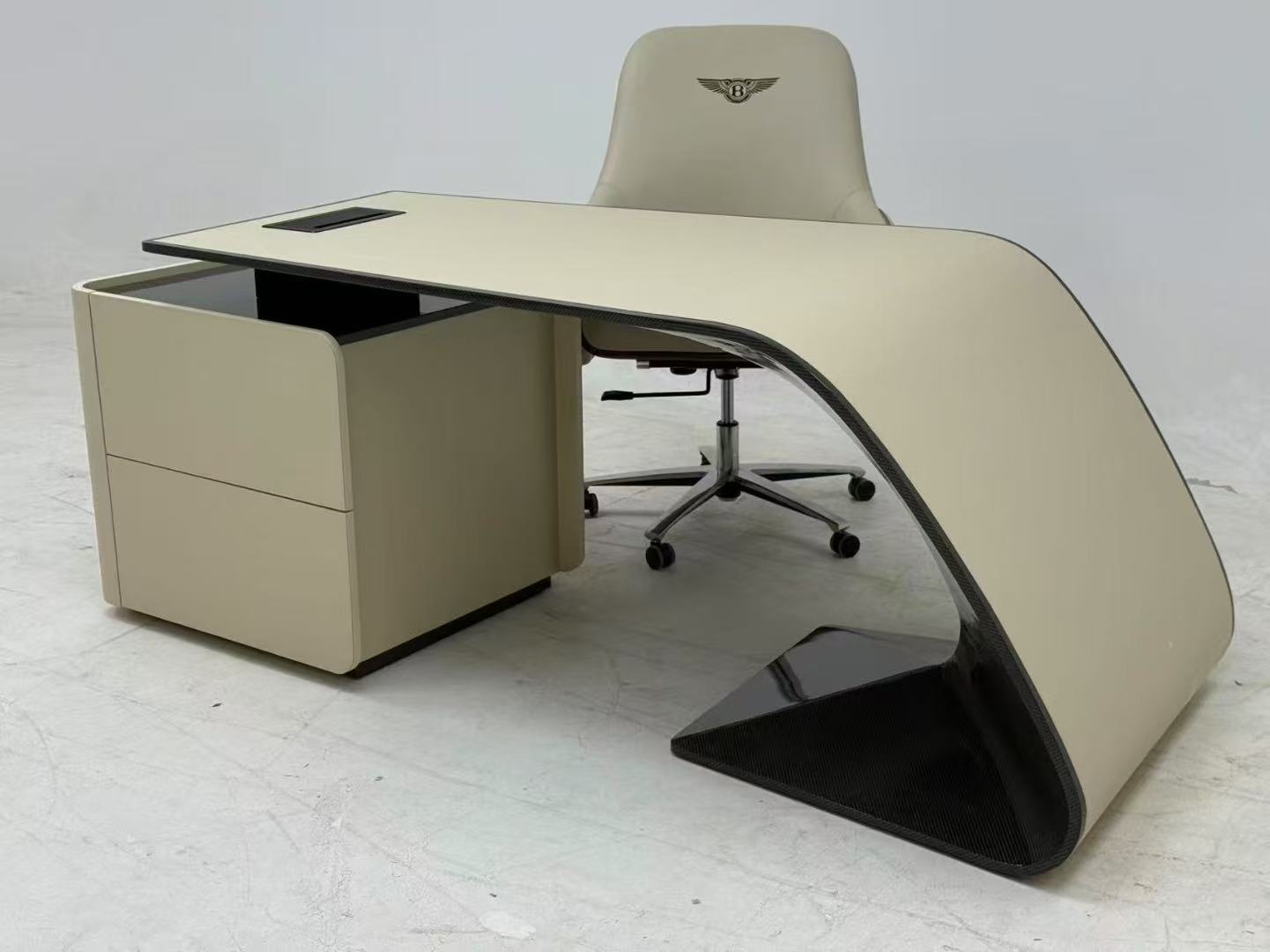 Light Luxury L-Shape Office Desk