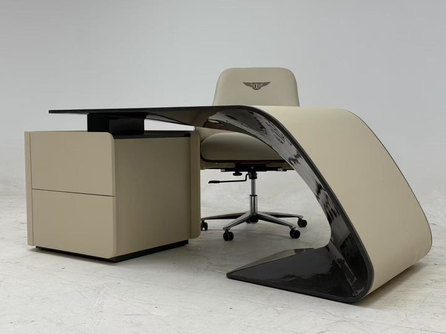Light Luxury L-Shape Office Desk