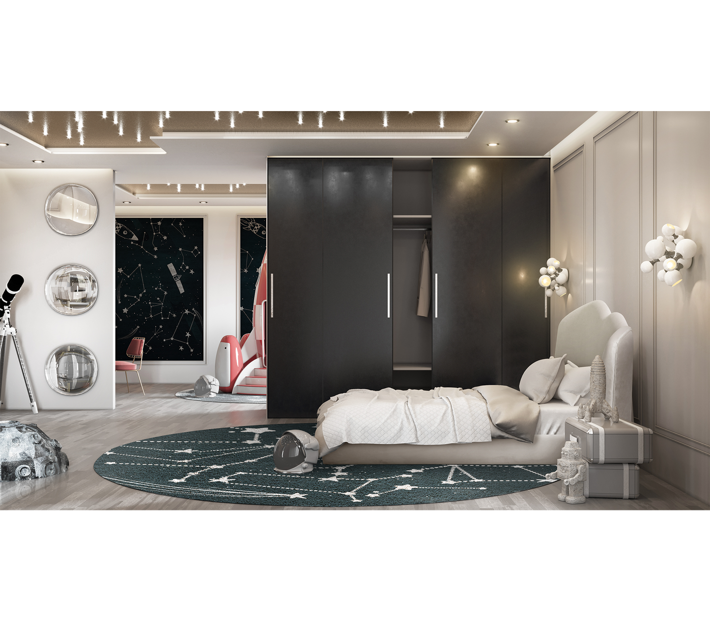 Luxury Cloud-Shaped Bed