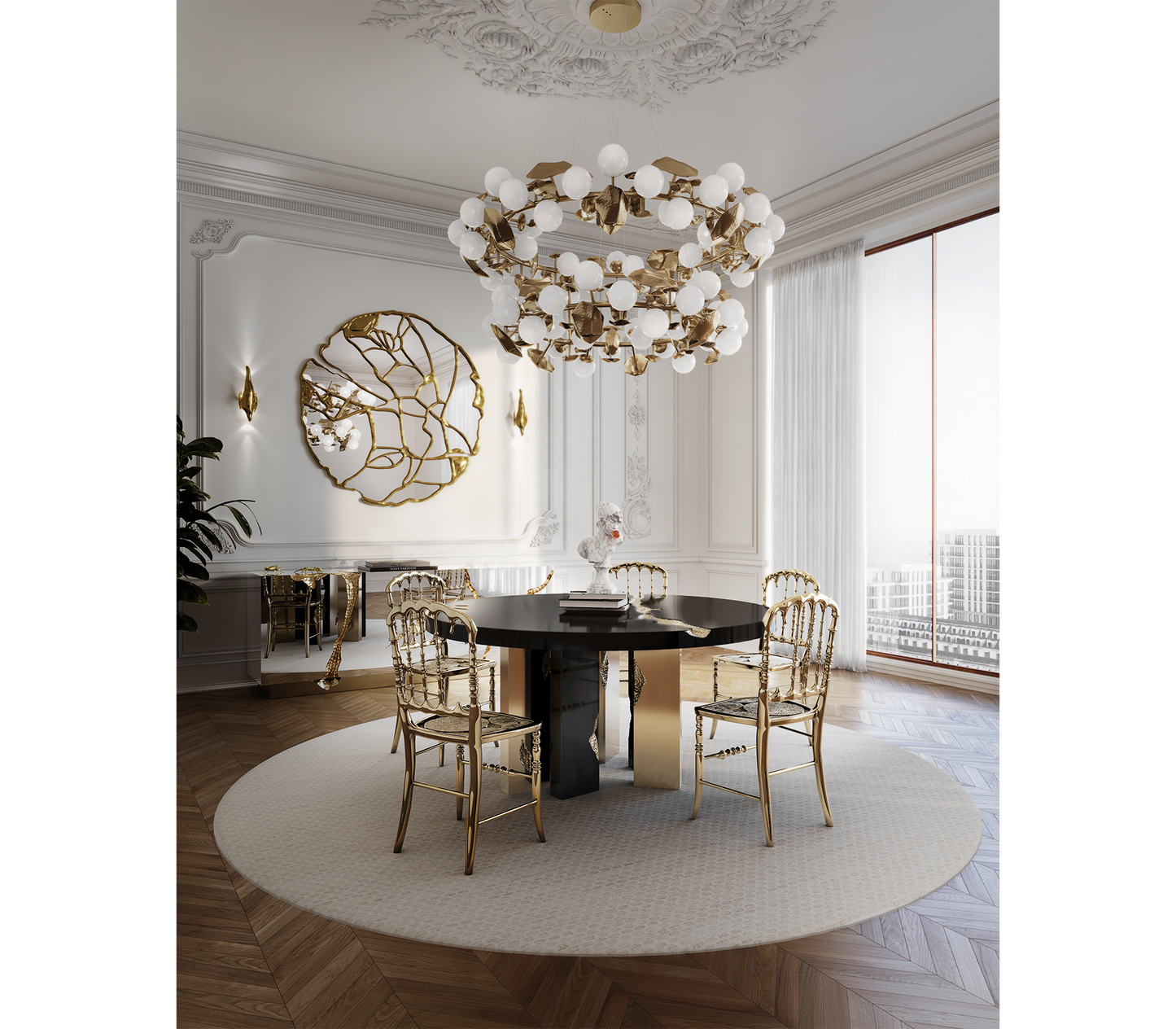 Luxury Handmade Wall Mirror