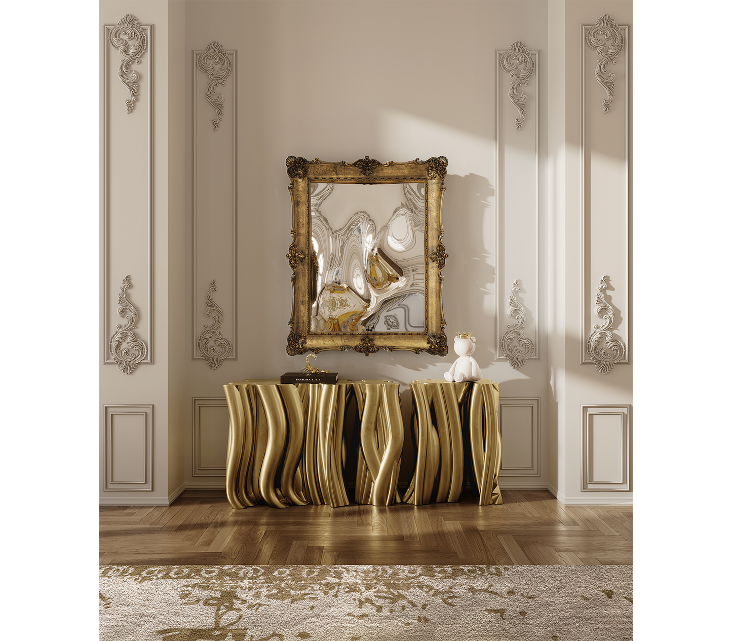 Monochrome Luxury Console