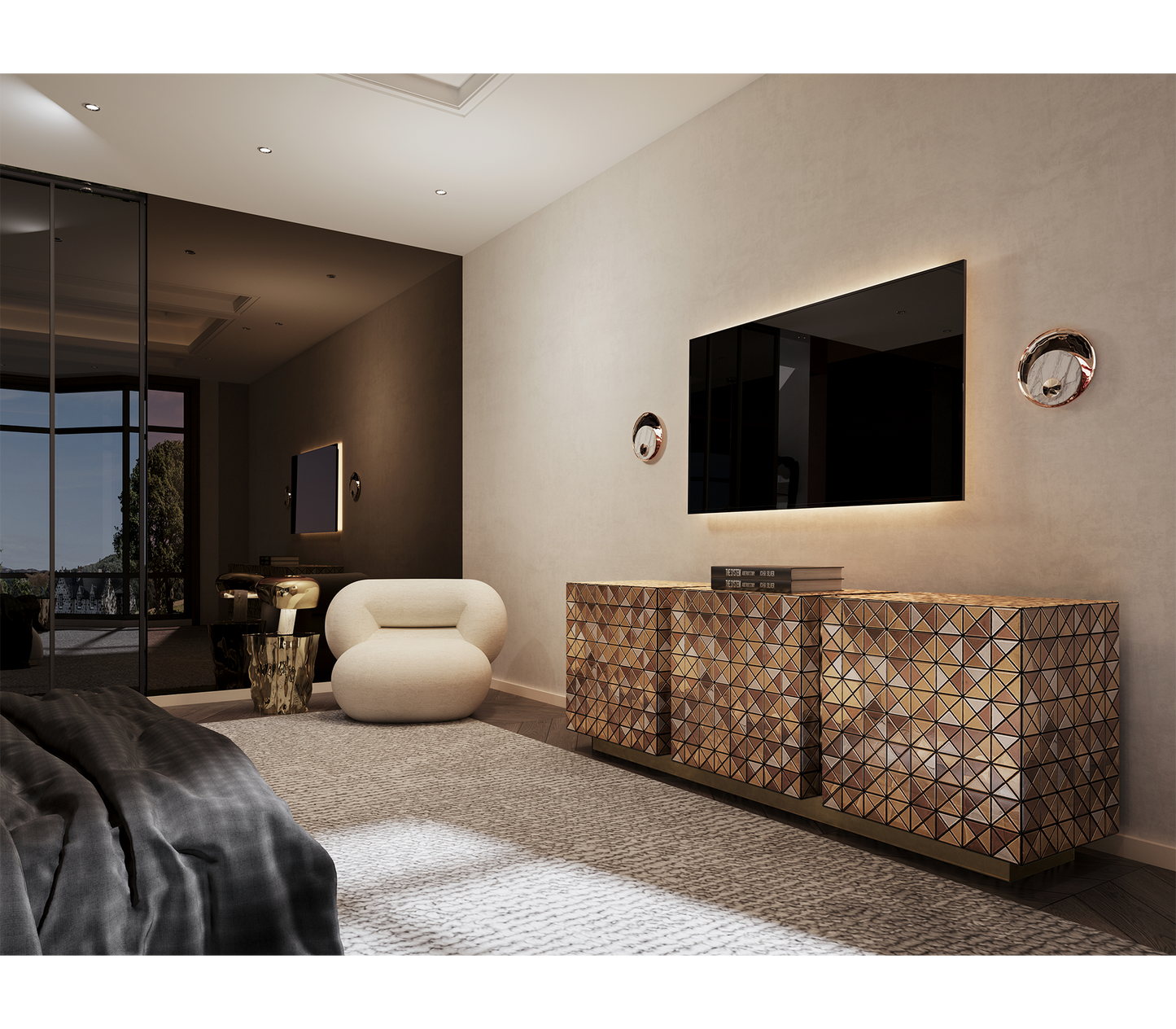 Pixel Luxury Designer Sideboard