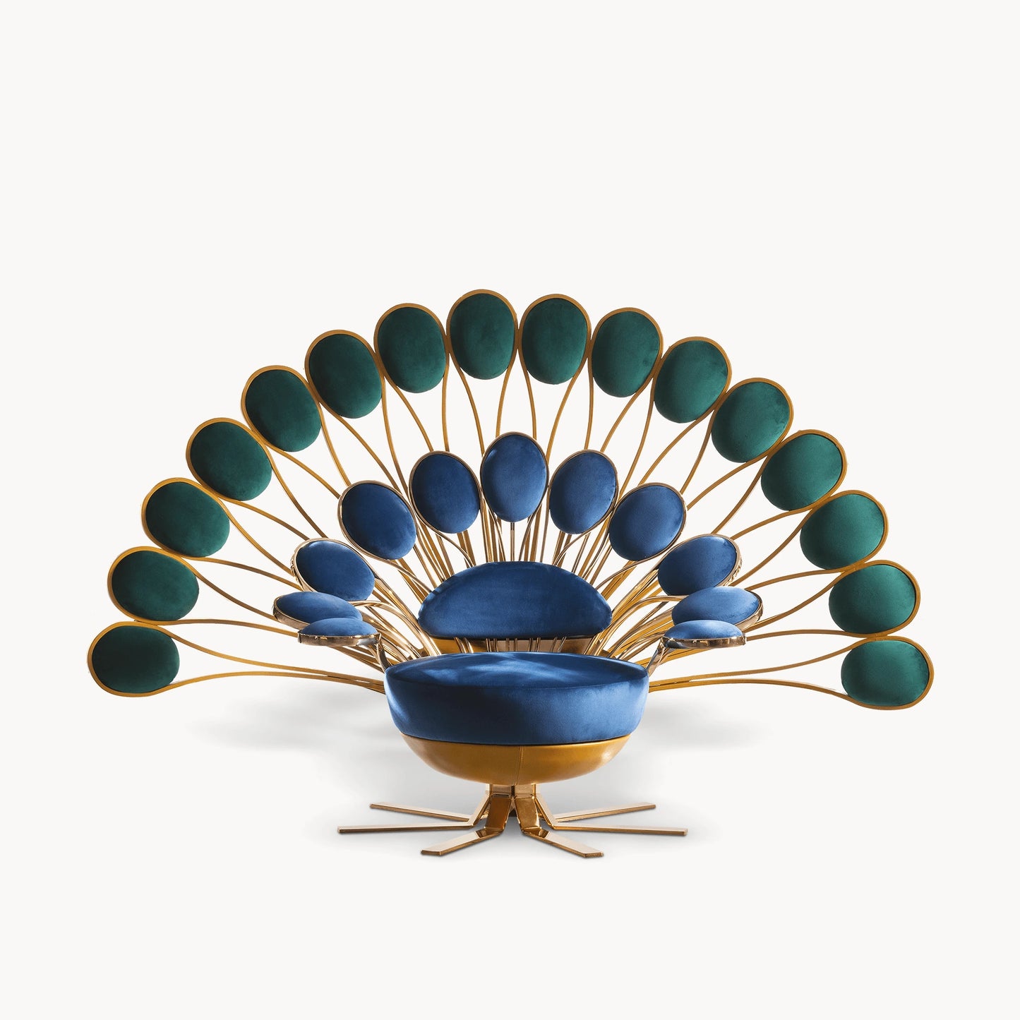 Luxury Peacock Chair Double Layer
