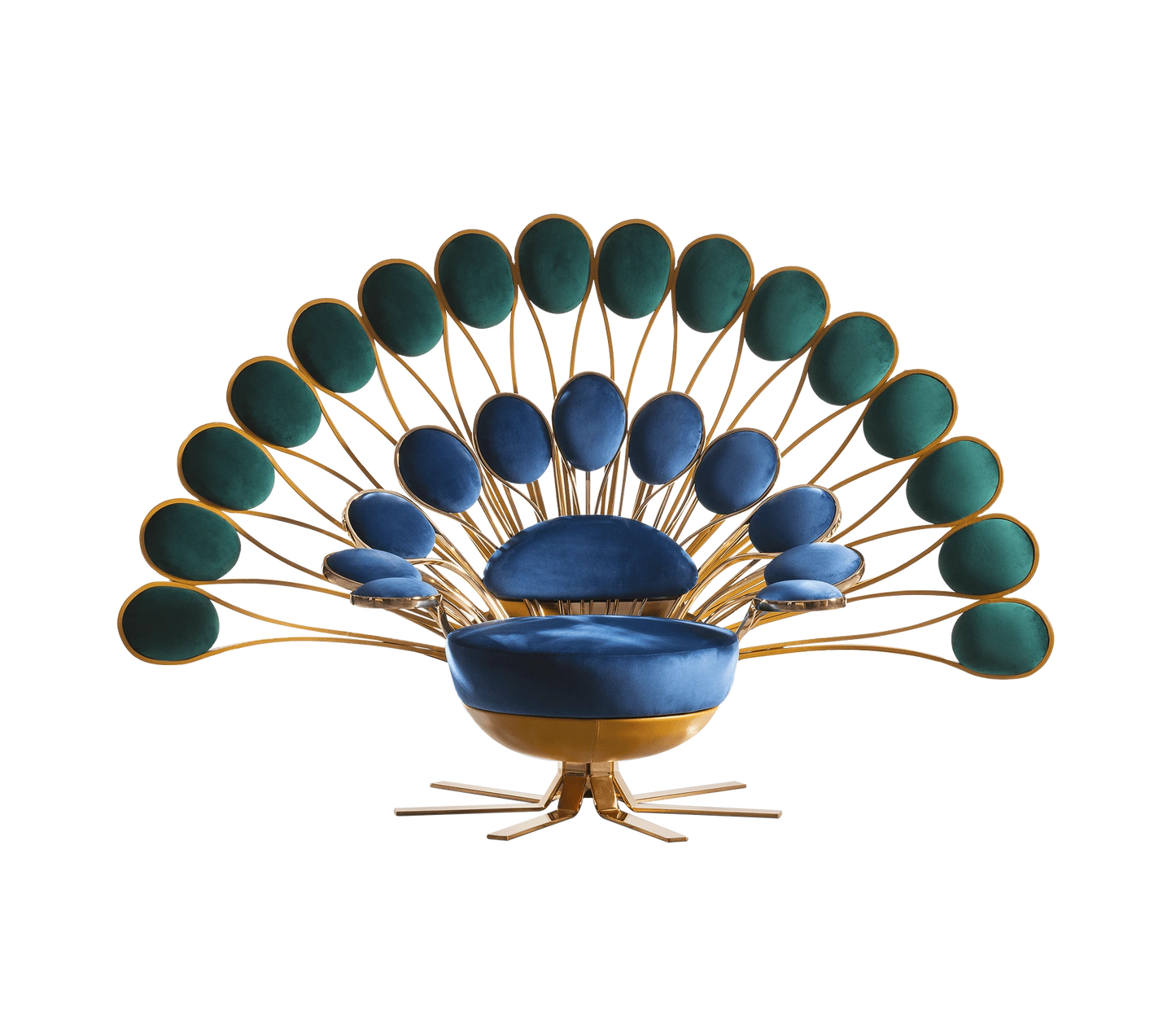 Luxury Peacock Chair Double Layer