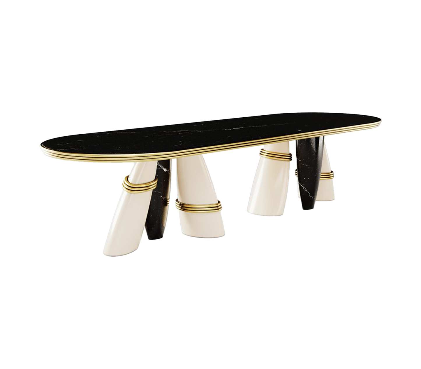 Sculptural console table