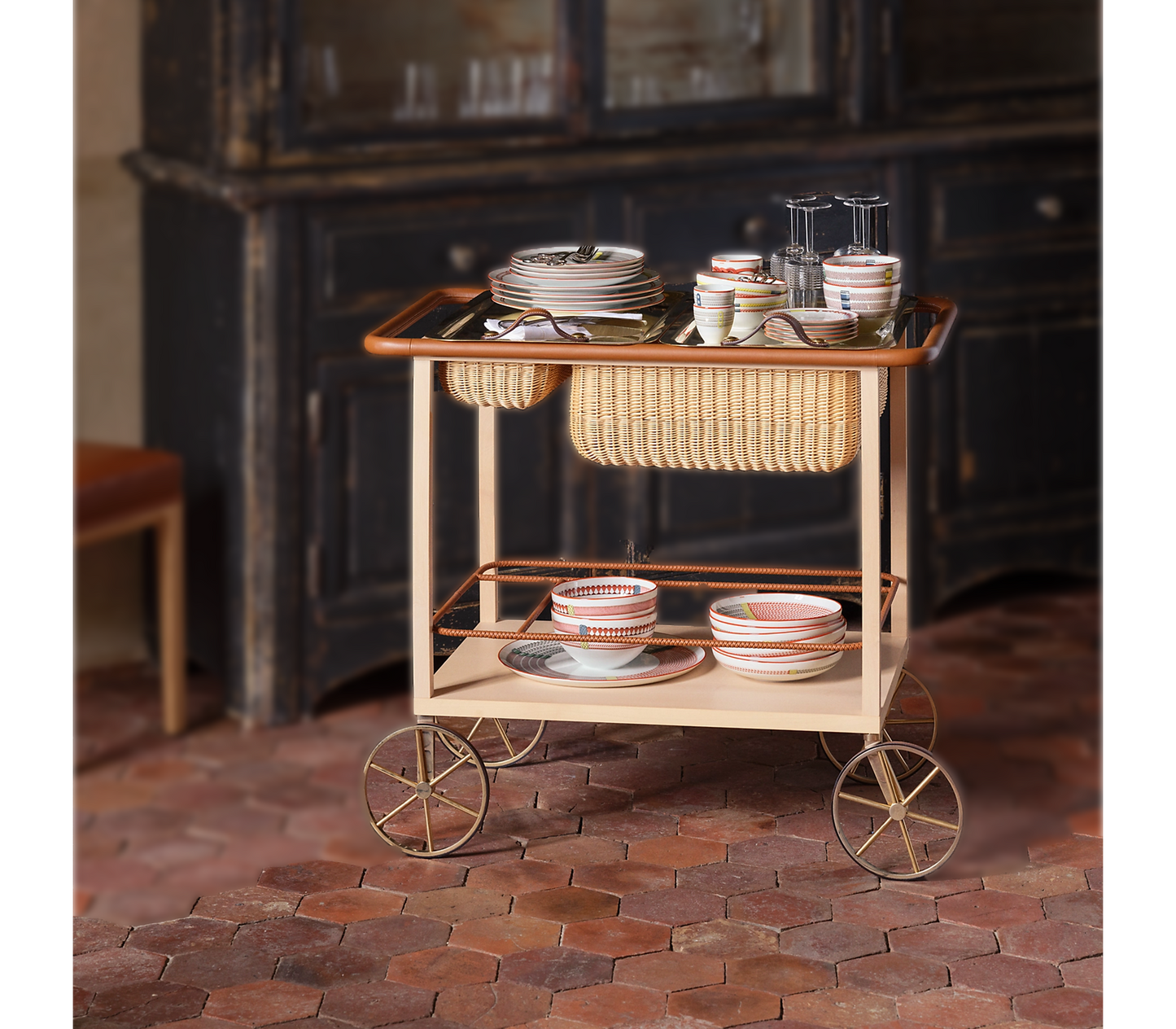 Handmade Artistic Trolley