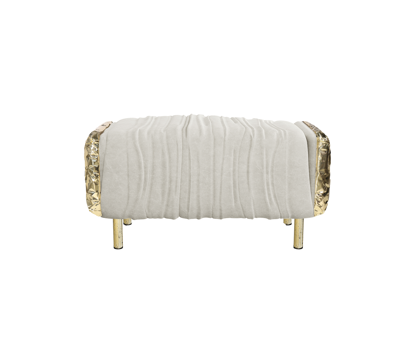 Sculptural Designer Ottoman