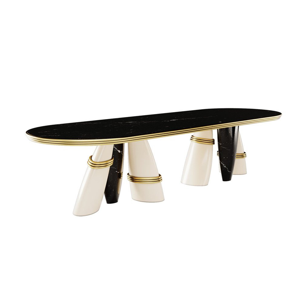 Sculptural console table
