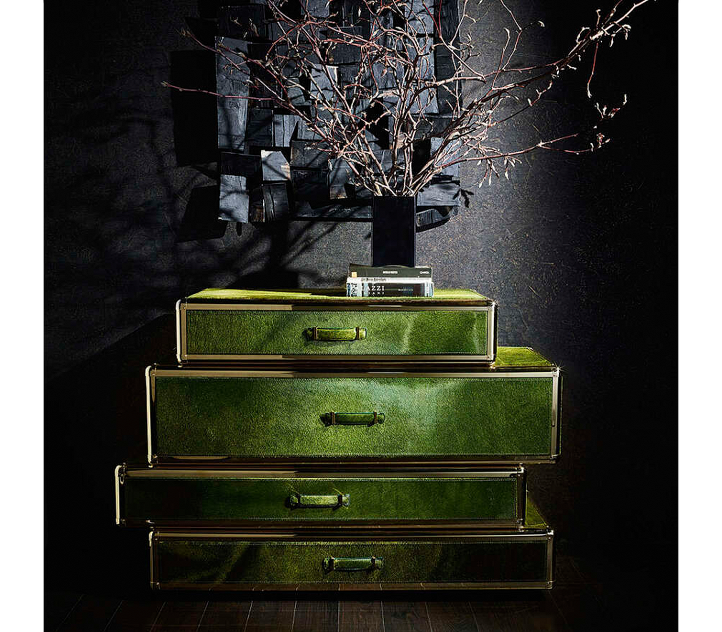 Italian Designer Horse Hair Console