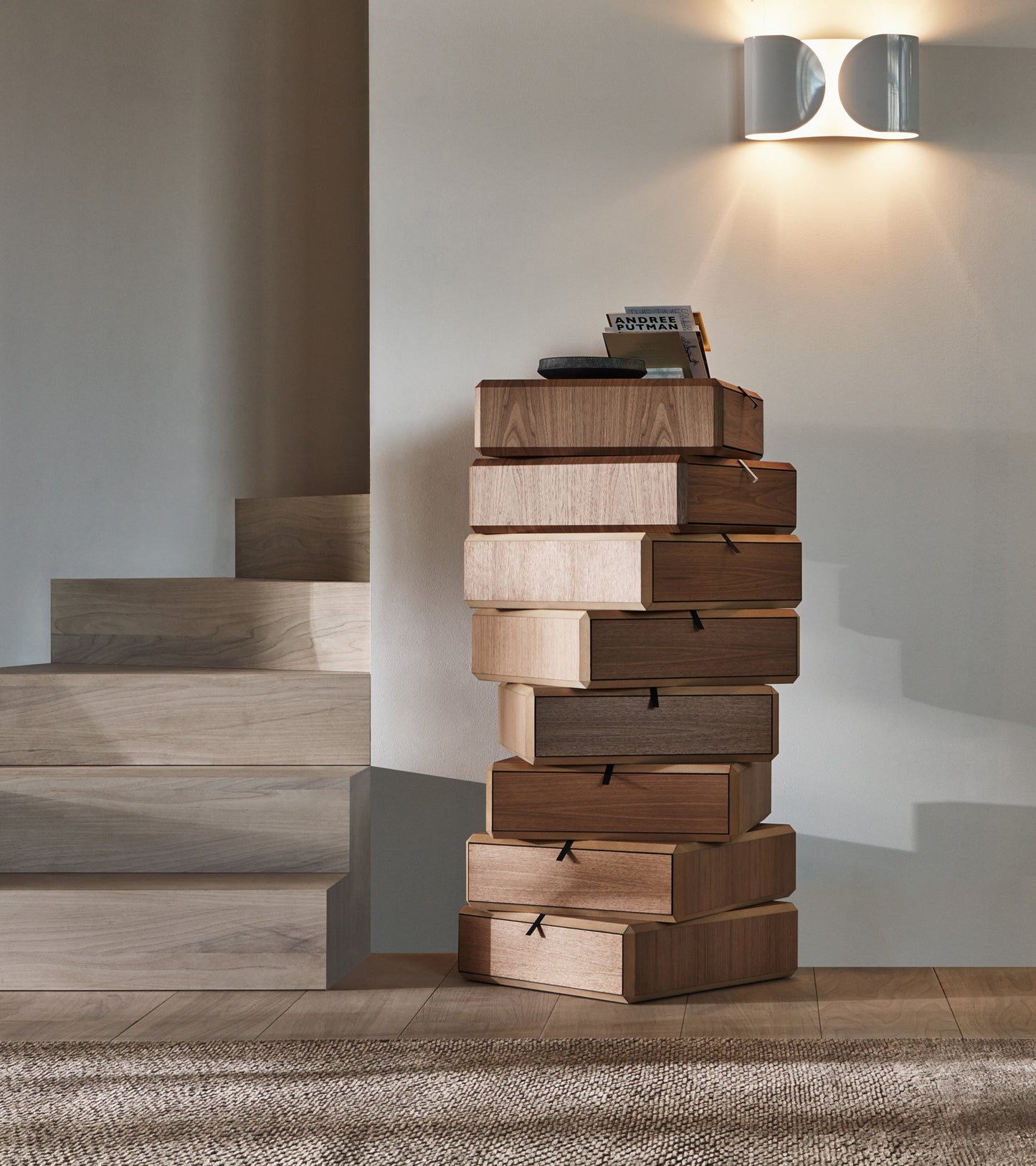 Italian Revolving Nightstand