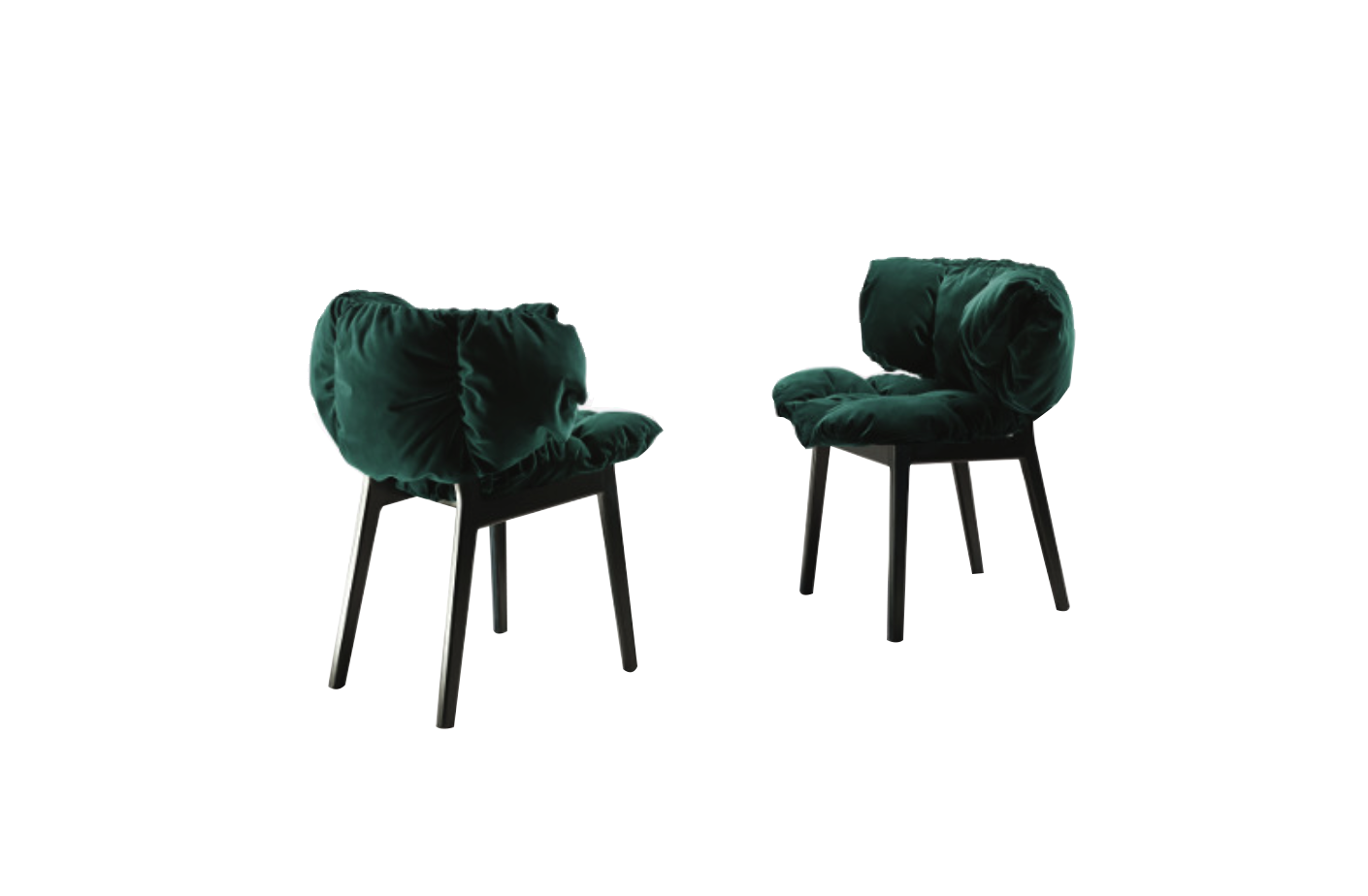 Luxury Blue Velvet Chair