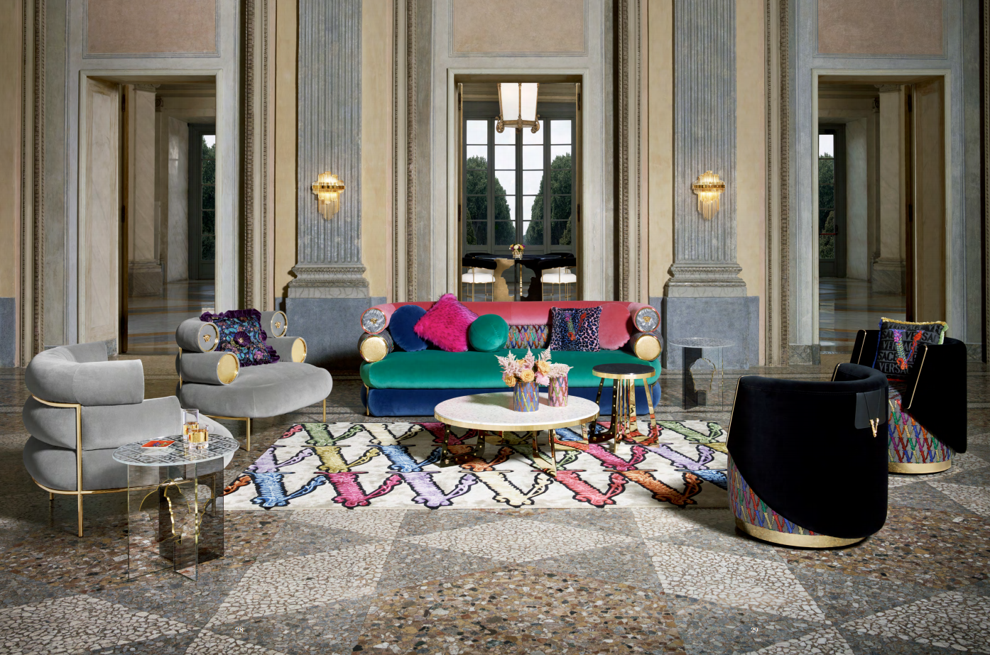 Custom Handmade Villa Sofa