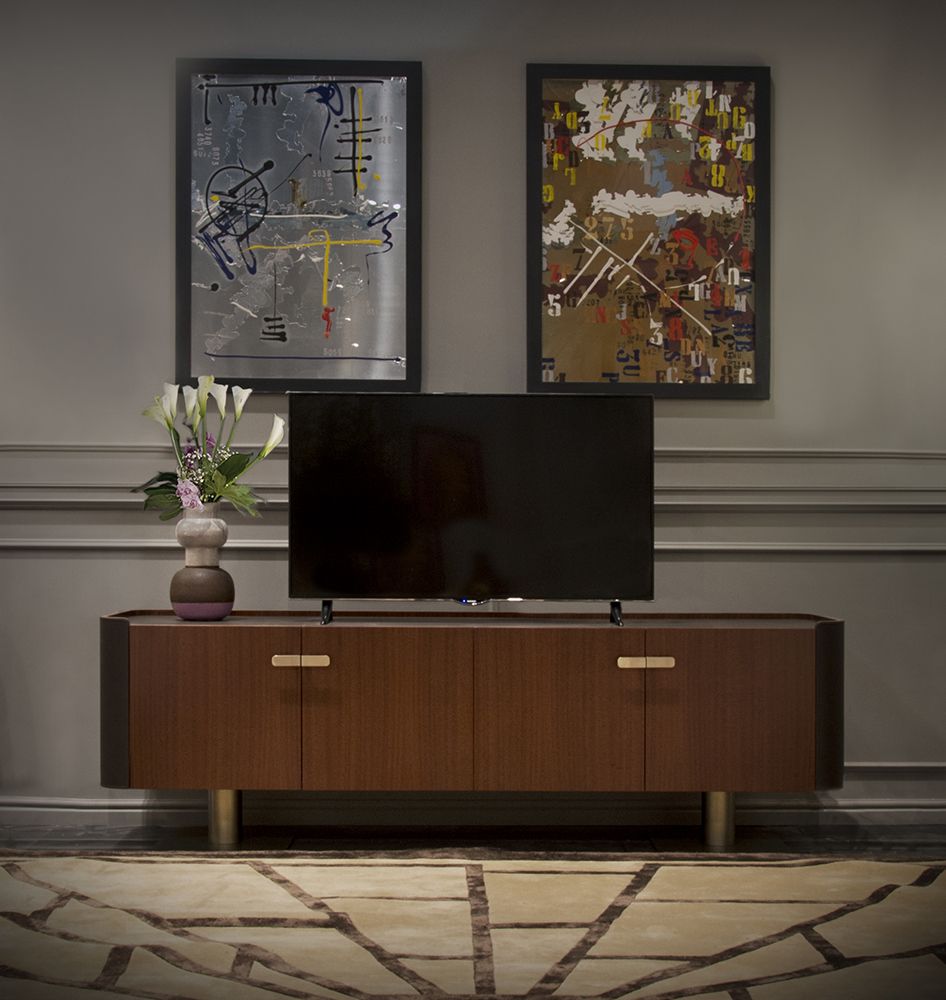 Italian Overseas Wooden Sideboard