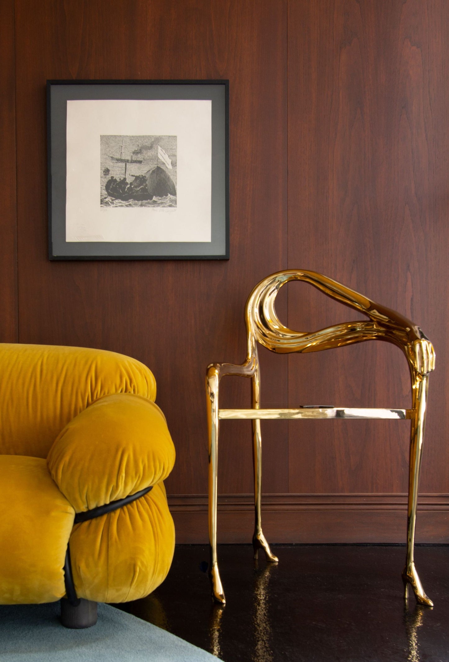 Handmade Sculpture Armchair