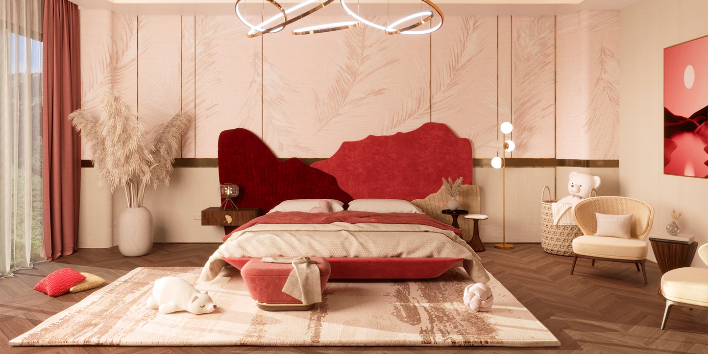 Luxury Handmade Ginkgo Bed