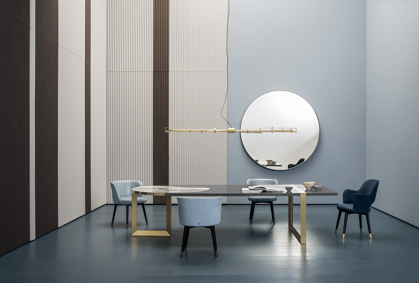 Luxury Metal Frame Dining Chair