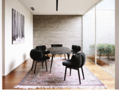 Luxury Blue Velvet Chair