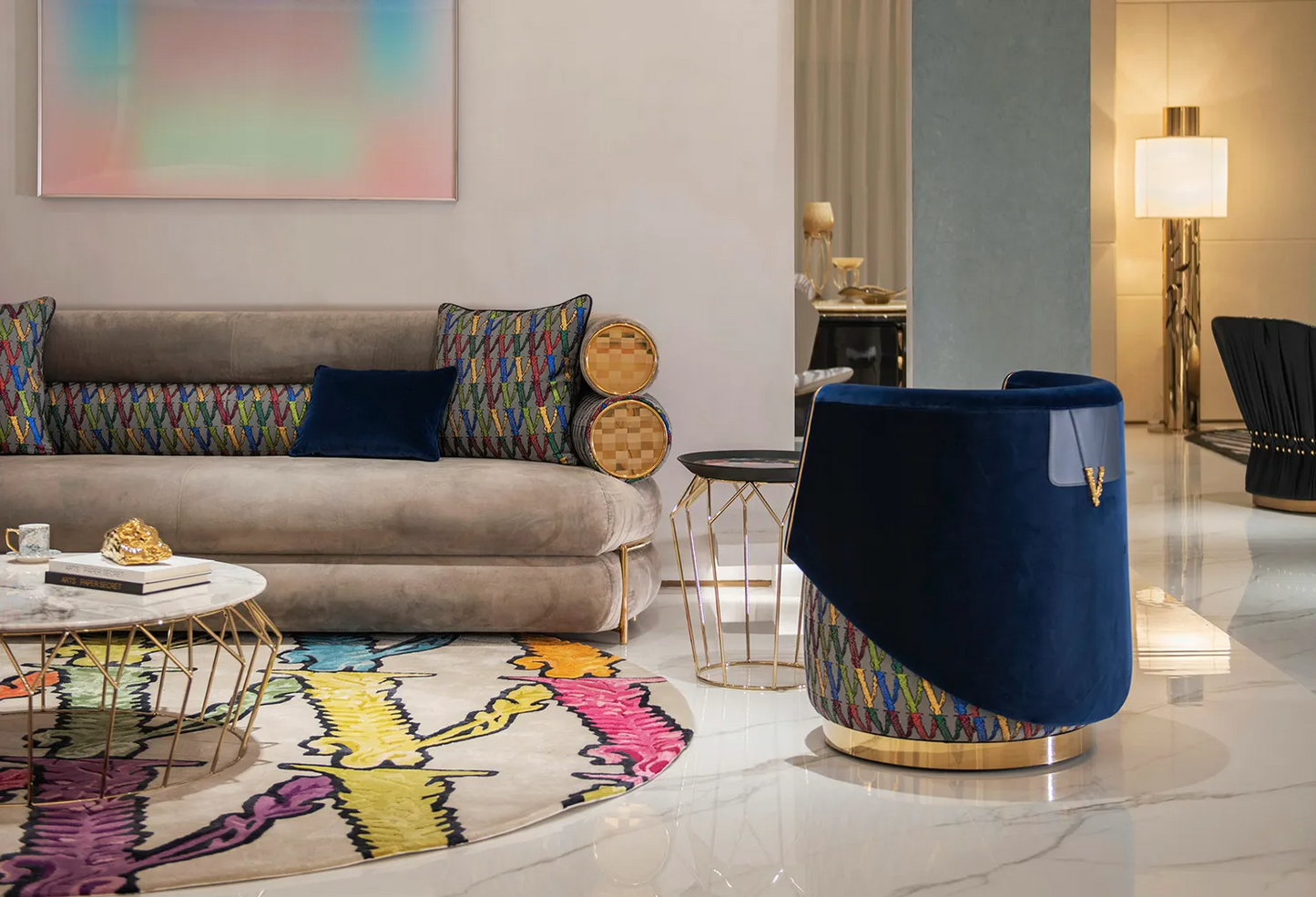 Custom Handmade Villa Sofa