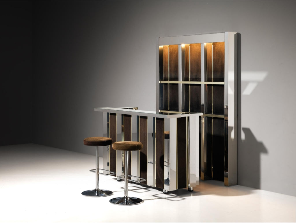 Hollywood Regency Bar Cabinet