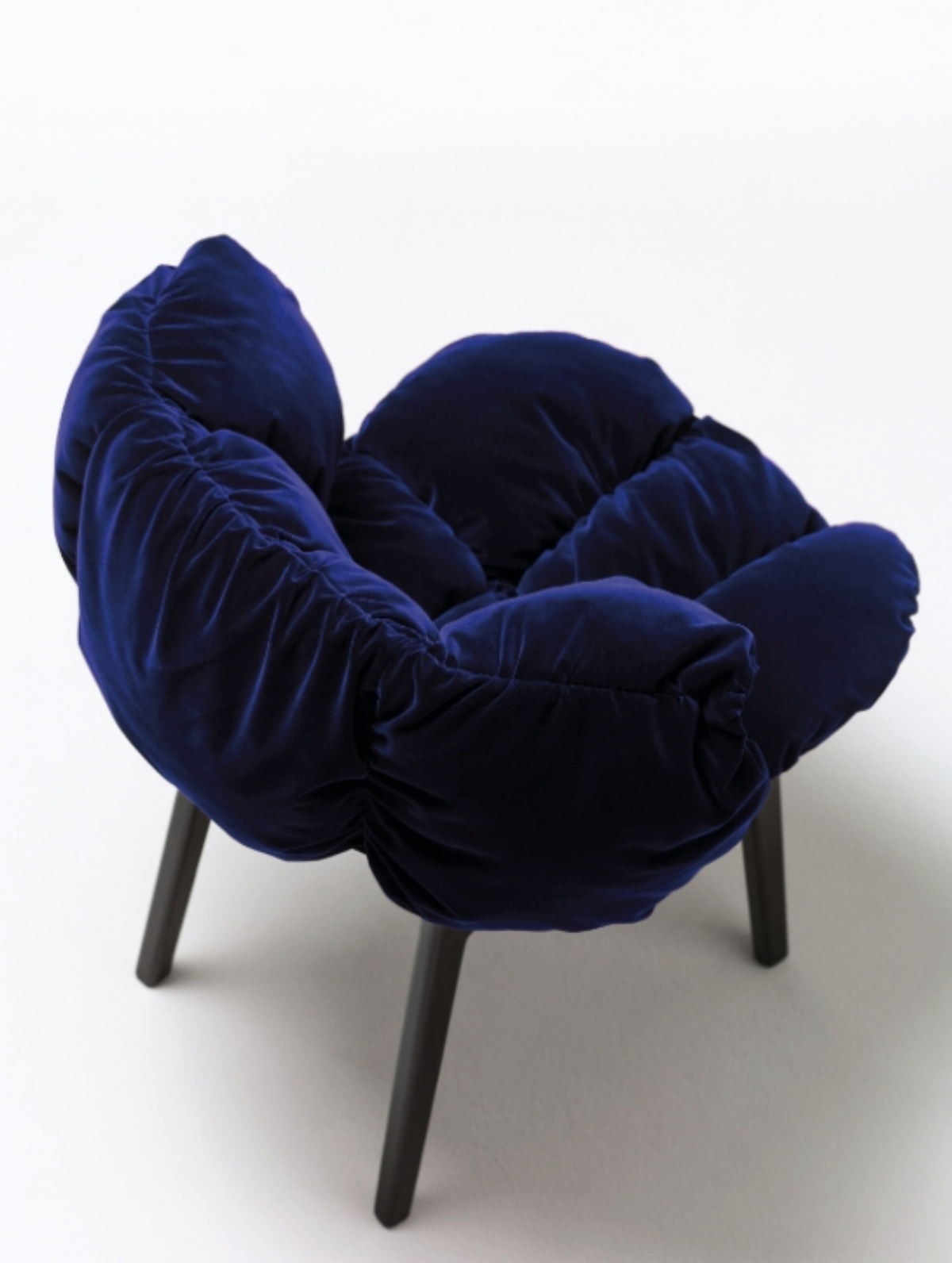 Luxury Blue Velvet Chair