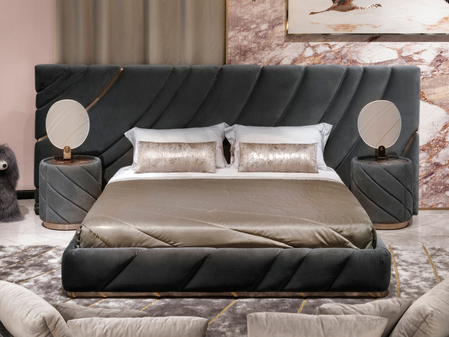 Luxury bedside table