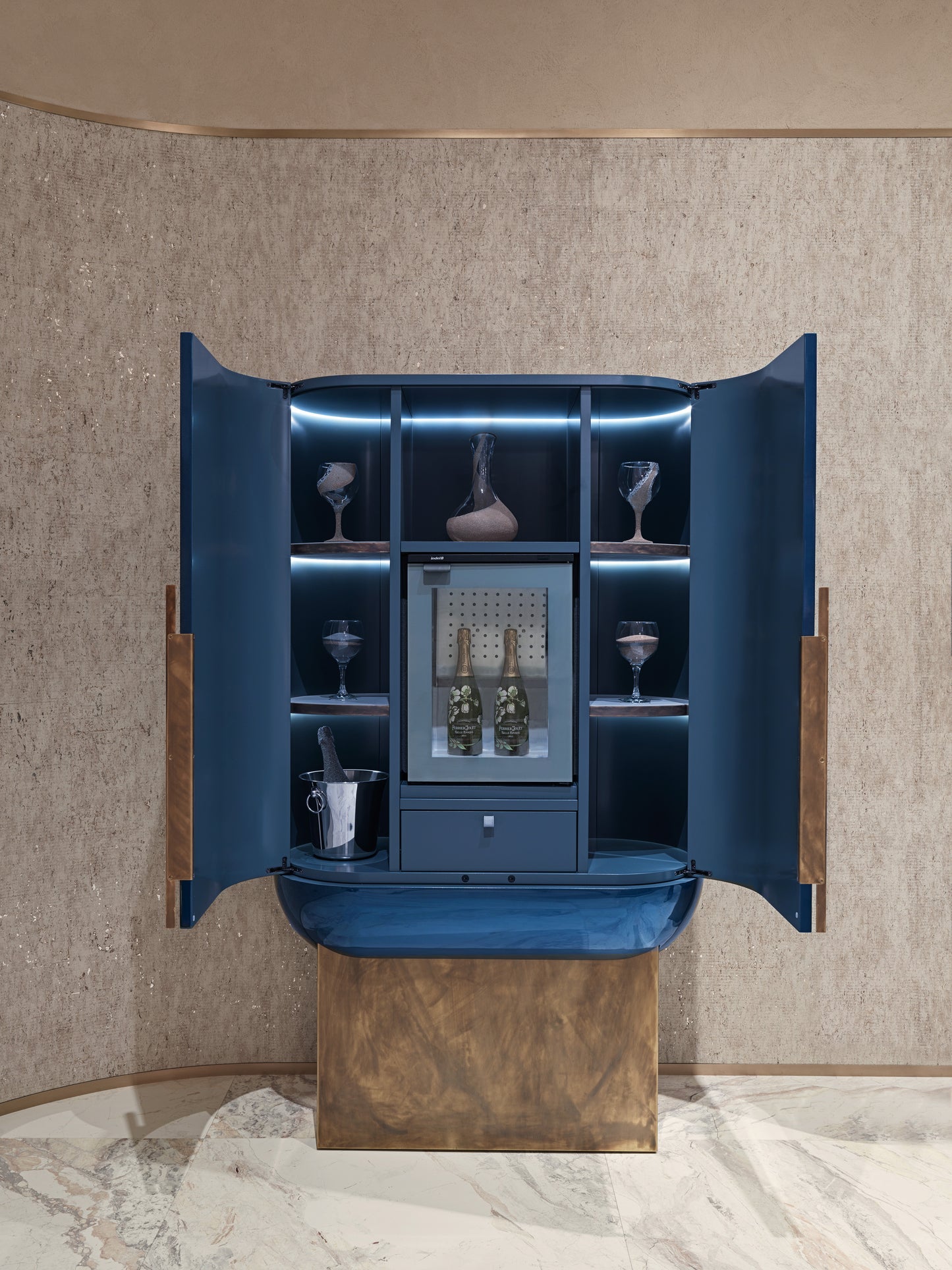 Custom Handmade Luxury Bar Cabinet