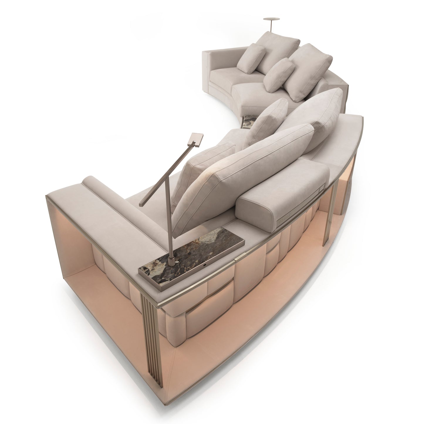 Luxury Babylon Rack Circle Sofa