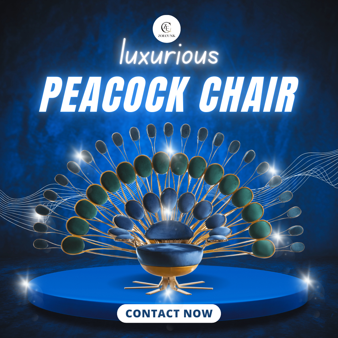 Luxury Peacock Chair