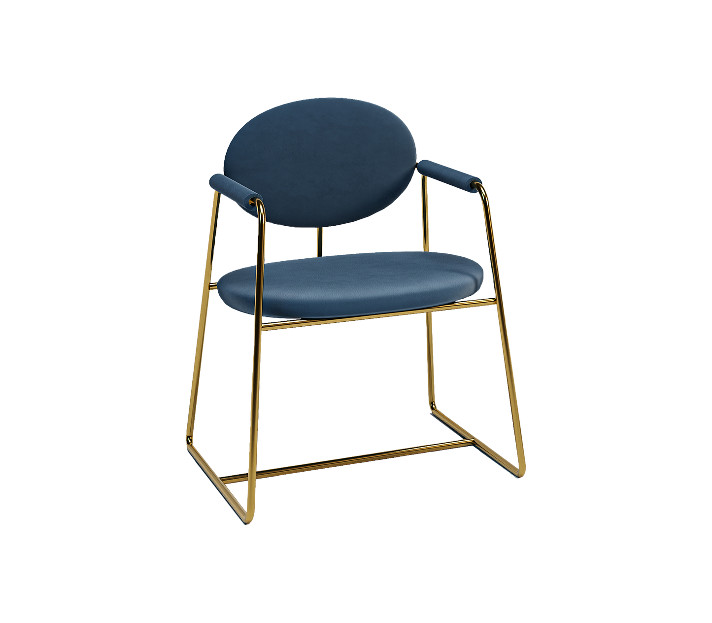 Luxury Metal Frame Dining Chair