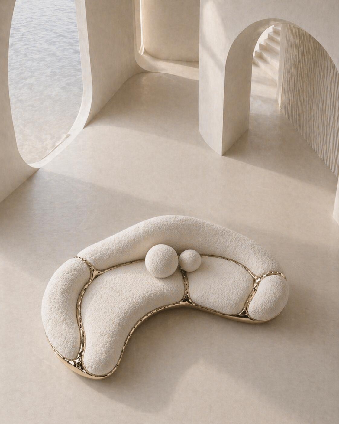3D Artistic Designer Sofa
