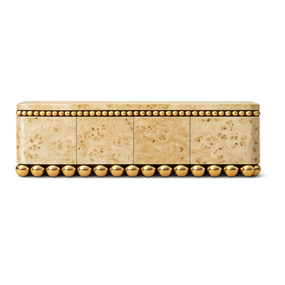 3D Stylish Wooden Cabinet