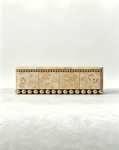 3D Stylish Wooden Cabinet