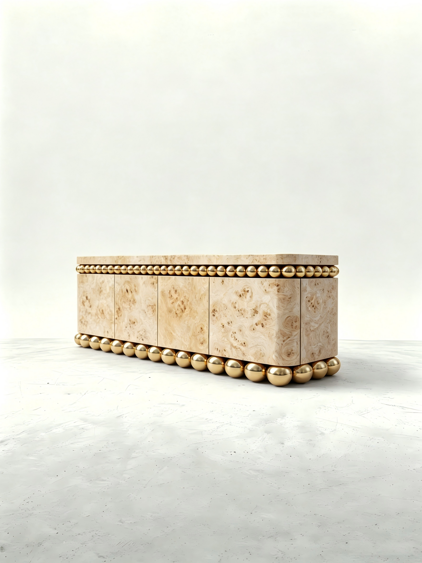 3D Stylish Wooden Cabinet