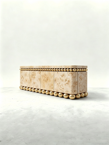 3D Stylish Wooden Cabinet