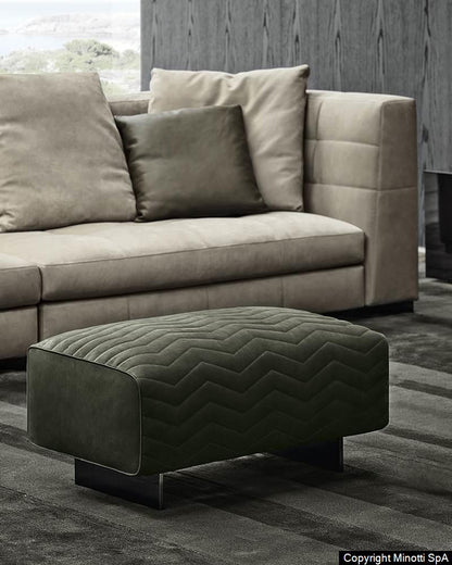 Luxury Quincy Chevron Bench