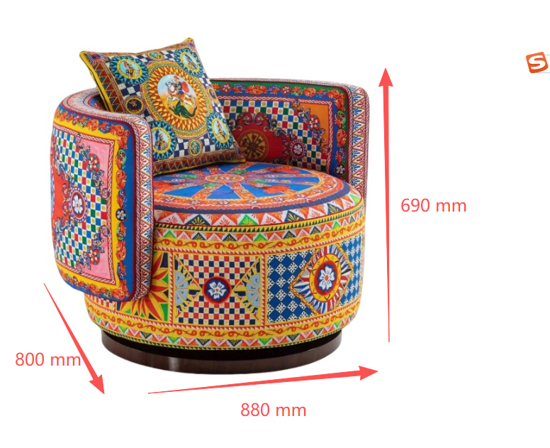 Bespoke Majlis Round Sofa