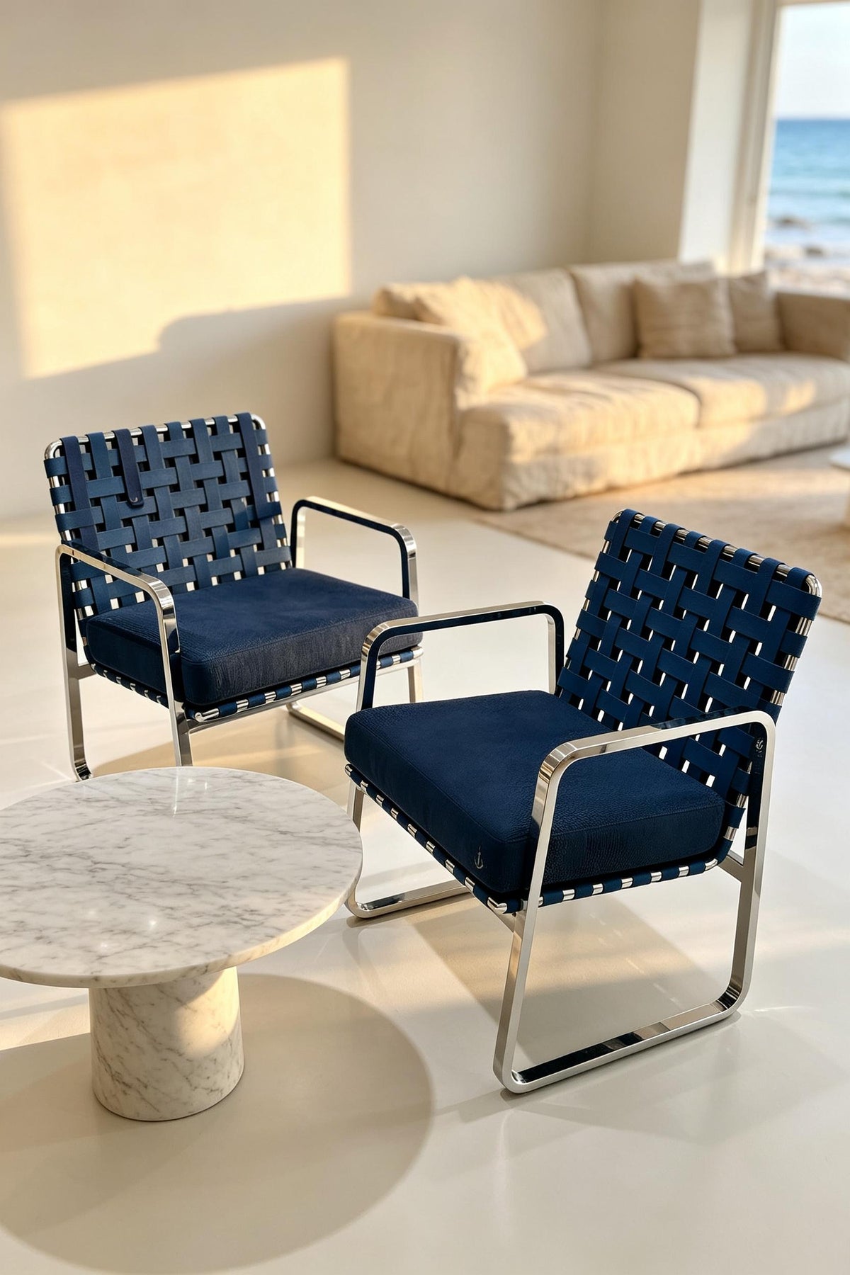 Anchor Nautical Accent Chair