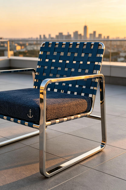 Anchor Nautical Accent Chair