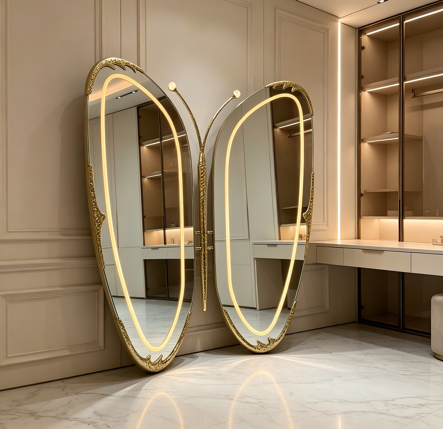 Luxury Butterfly Mirror