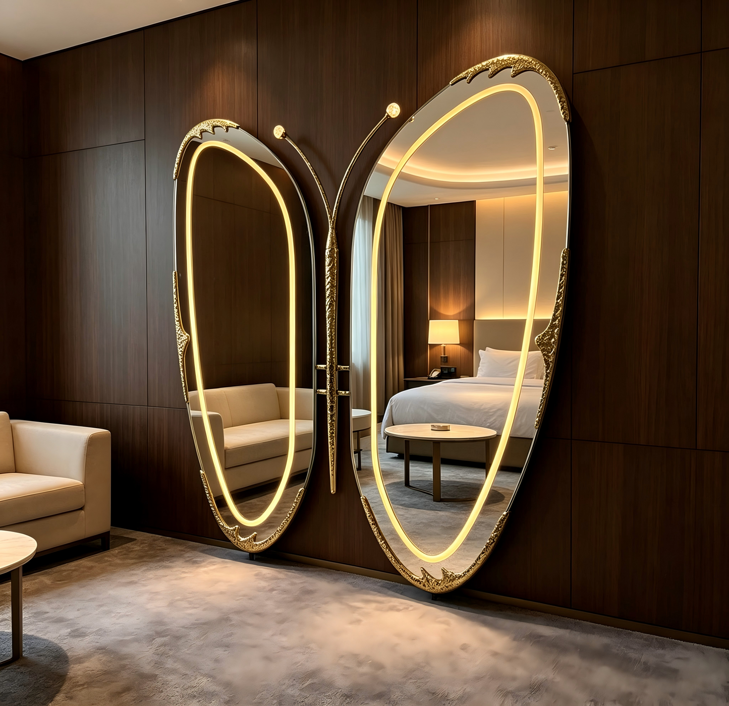 Luxury Butterfly Mirror
